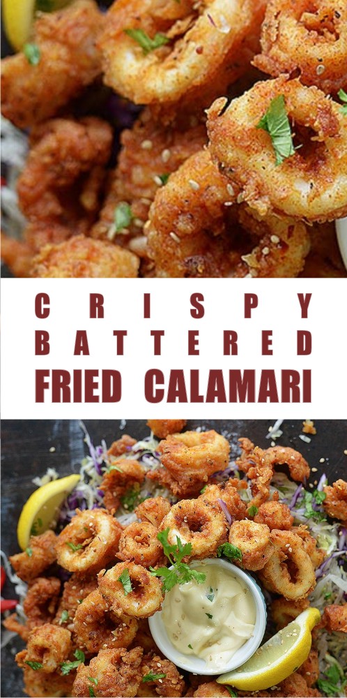 Crispy Battered Fried Calamari – Recipeblogs